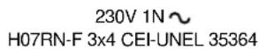 INDESIT K3C55(X)R - Elektrische aansluiting - 4