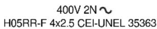 INDESIT K3C55(X)R - Elektrische aansluiting - 3