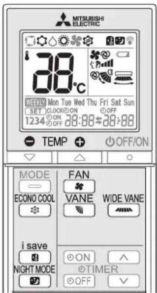 MITSUBISHI MSZAP50VGK - TRYB I-SAVE - 1