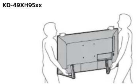 SONY KD49XH9505 - Preprava - 2