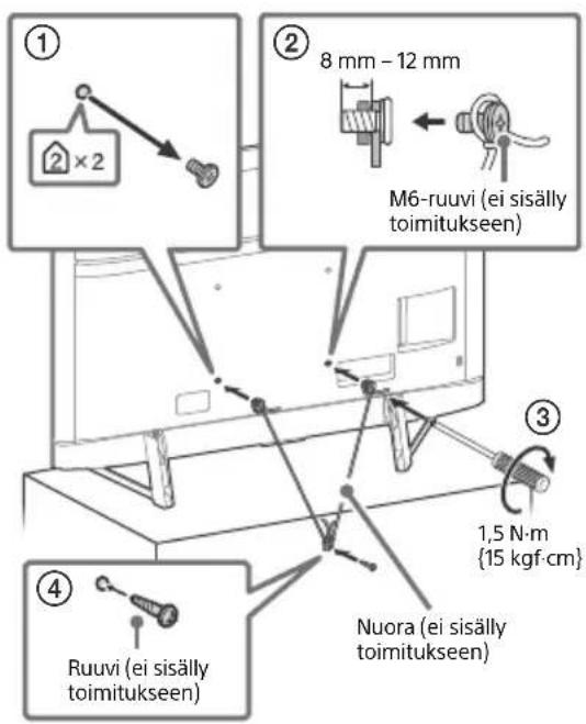 SONY KD49XH9505 - Laitteen kuljettaminen ja siirtäminen - 4