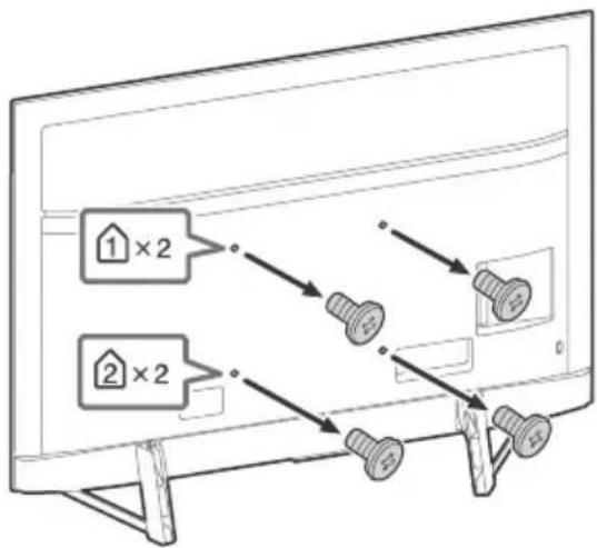 SONY KD49XH9505 - Przygotowanie do montazu na scianie - 2