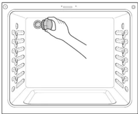 LG LREL6325D - Changing the Oven Light - 1
