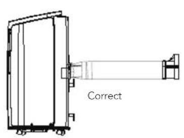 WILFA Cool 12 - NOTE OF INSTALLING HEAT DISCHARGE PIPE - 1