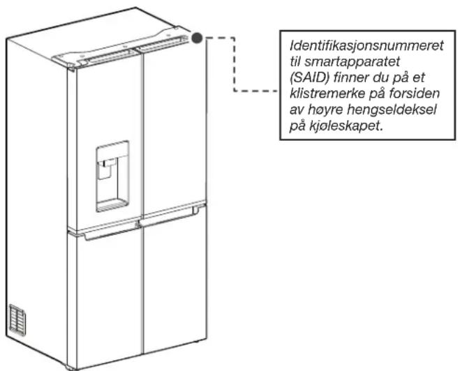 WHIRLPOOL WQ9I MO1L - Registrar kjoleskapet i brukerkontoen - 2