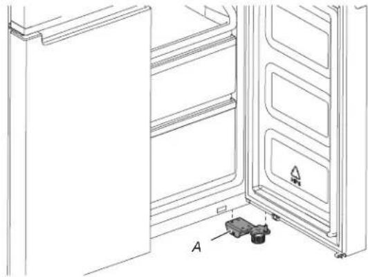 WHIRLPOOL WQ9I MO1L - Saldetavas/Flexi Freeze durvju nonemšana un atkartota uzlikšana - 2