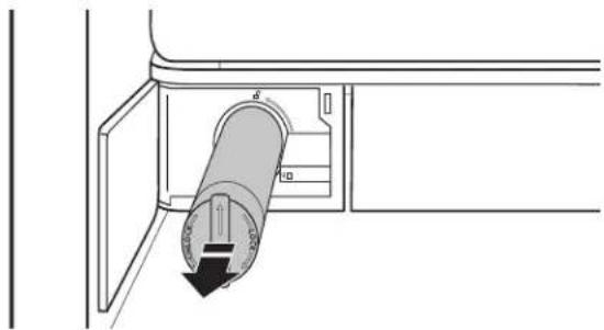 WHIRLPOOL WQ9I MO1L - Byta och installera vattenfiltret - 3