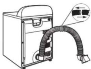 WHIRLPOOL WED560LHW - Alternate installations for close clearances - 1