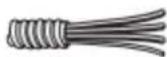 WHIRLPOOL WED560LHW - Attach direct wire cable to strain relief - 2