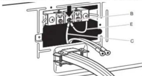 WHIRLPOOL WED560LHW - Connect neutral bond wire and neutral wire - 1