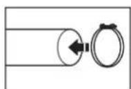 WHIRLPOOL WED560LHW - Brides de fixation : - 1