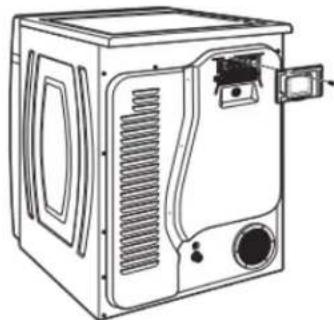 WHIRLPOOL WED560LHW - Remove terminal block cover - 1