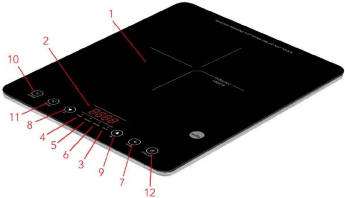 WILFA Indux ICP1800B - APERÇU DU PRODUIT - 1