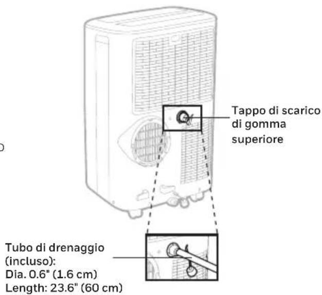 HONEYWELL HF10CESVWK - Drenaggio continuo per Modalità Deumidificatore - 2