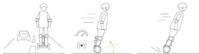 SEGWAY Ninebot S - Consignes de sécurité pour la conduite - 3