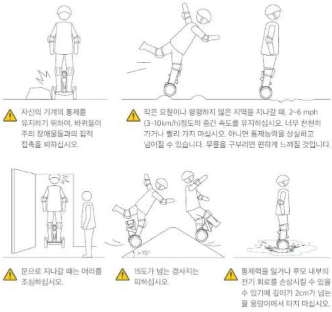 SEGWAY Ninebot S - △경고 - 5