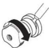 YAMAHA AS3200 - 2Tighten the knob. - 1