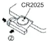 THOMSON SB255BT - Sustitución de la pila - 2