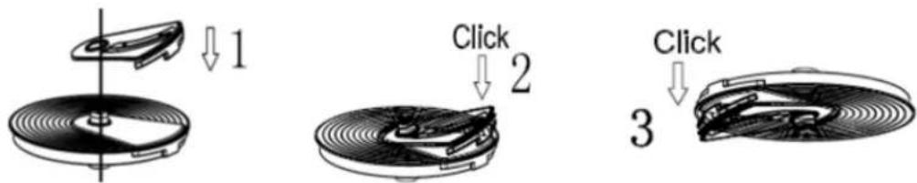 TELEFUNKEN TKVFDB1 - a. Assembling the blades - 1