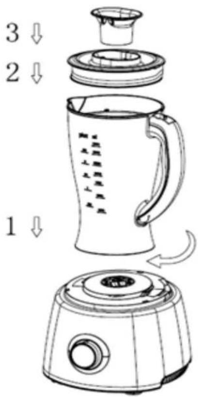 TELEFUNKEN TKVFDB1 - Utiliser le bol mixeur - 1
