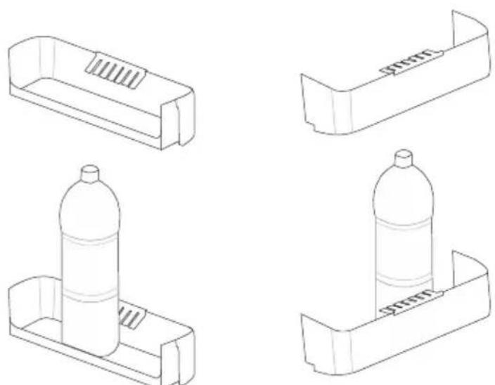 TELEFUNKEN TFK1543FG2 - Bottle holder (In some models) - 2