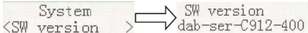 THOMSON RK203DABCD - Programvareversjon - 1