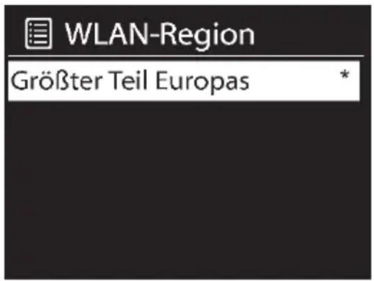 SILVERCREST SIRD 14 B1 - WLAN-Region wahlen - 1