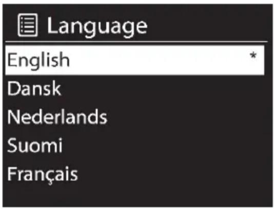 SILVERCREST SIRD 14 B1 - Selecting the menu language - 1