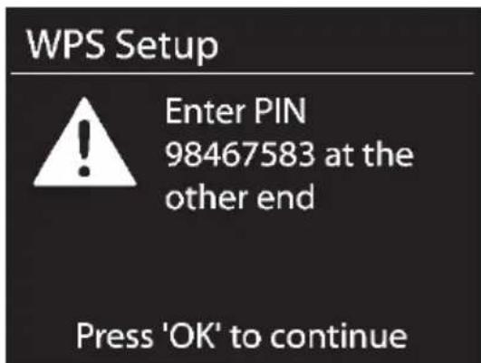 SILVERCREST SIRD 14 B1 - PIN (establish WPS connection by entering the PIN) - 1