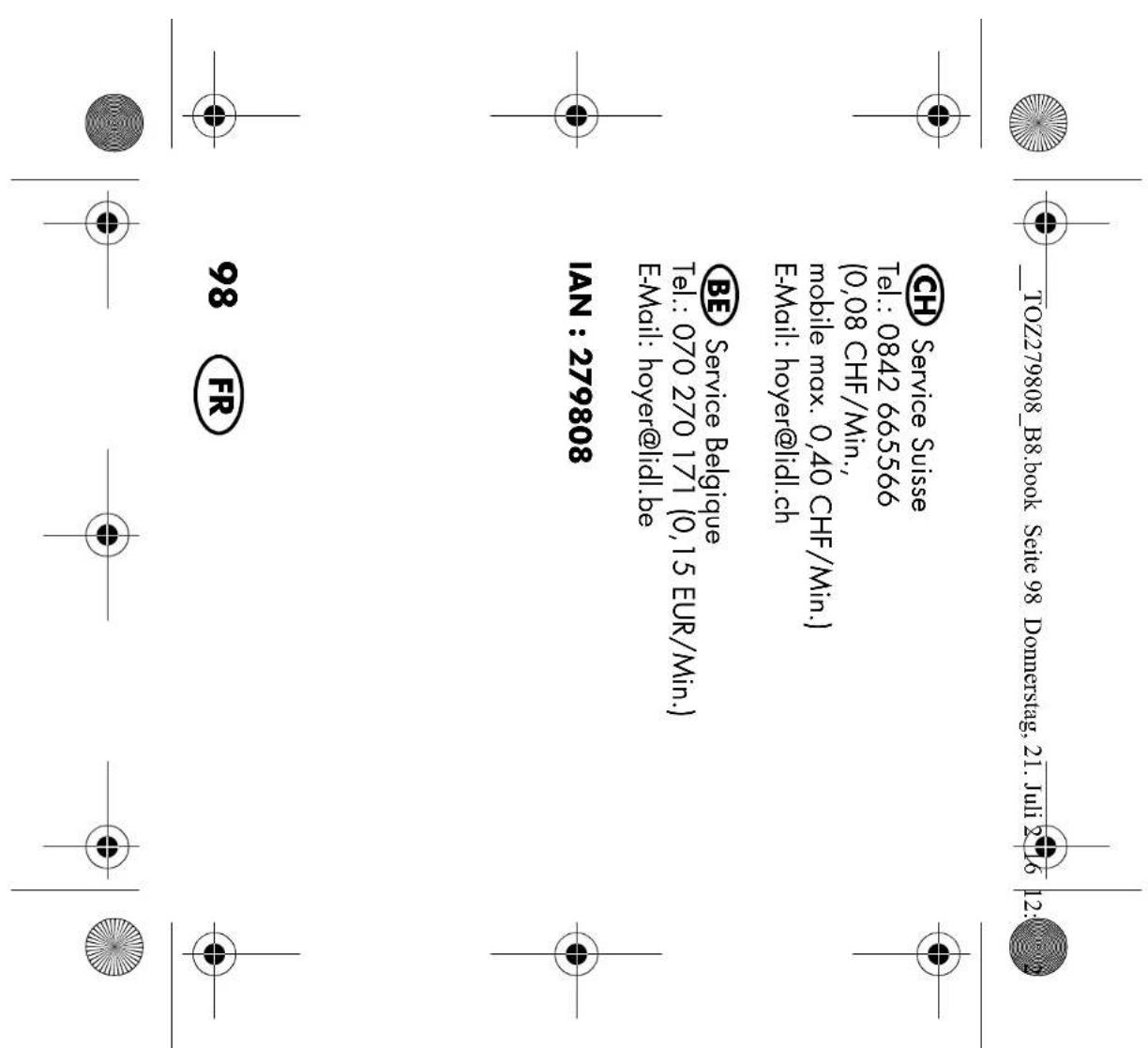SILVERCREST SIKM 16 B2 - Bestimmungsgemäßer Gebrauch - 94