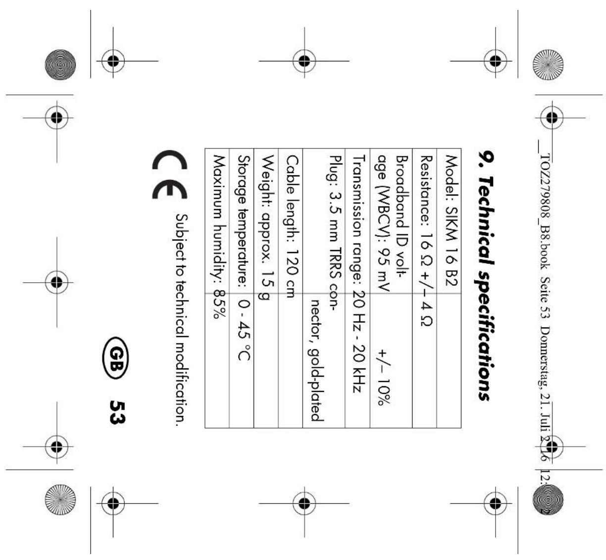 SILVERCREST SIKM 16 B2 - Bestimmungsgemäßer Gebrauch - 49