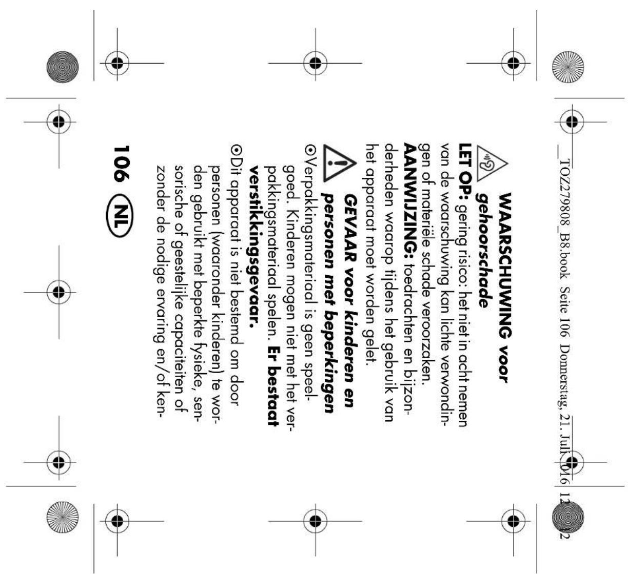 SILVERCREST SIKM 16 B2 - Bestimmungsgemäßer Gebrauch - 102