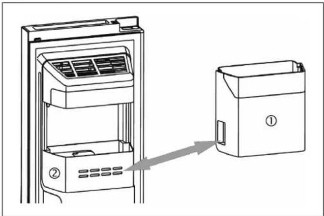 SIEMENS KA93DVIFP - Emptyingandcleaningtheicebucket - 1