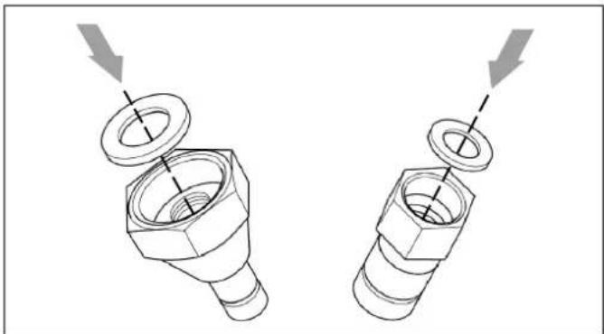 SIEMENS KA93DVIFP - Installatievandewaterslang - 1