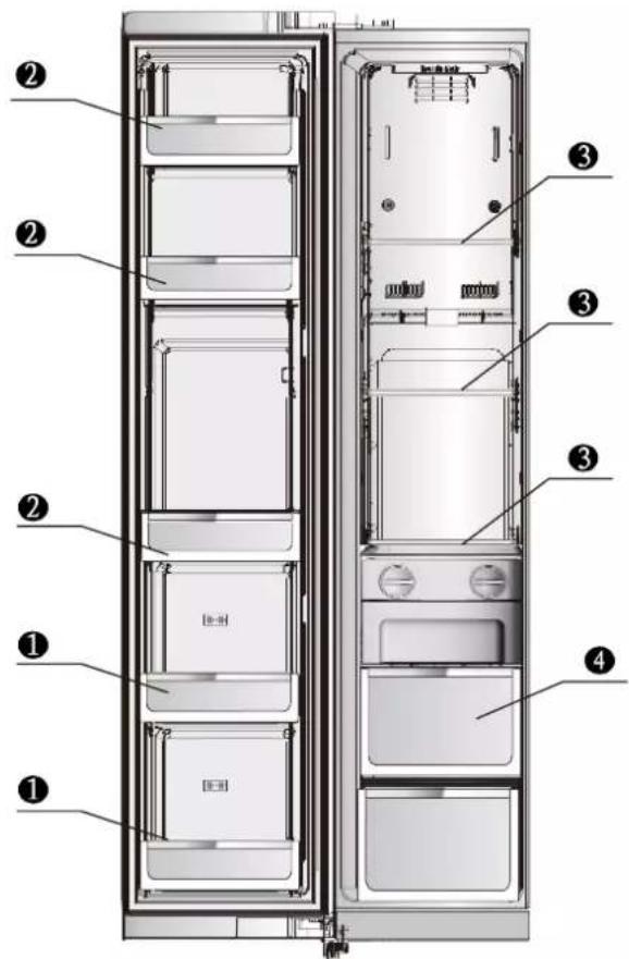TEKA RLF 74910 WH - Compartimentos do congelador - 1