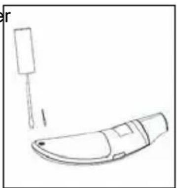 SILVERCREST HealthForYou - - Batterien einsetzen/auswechseln - 2