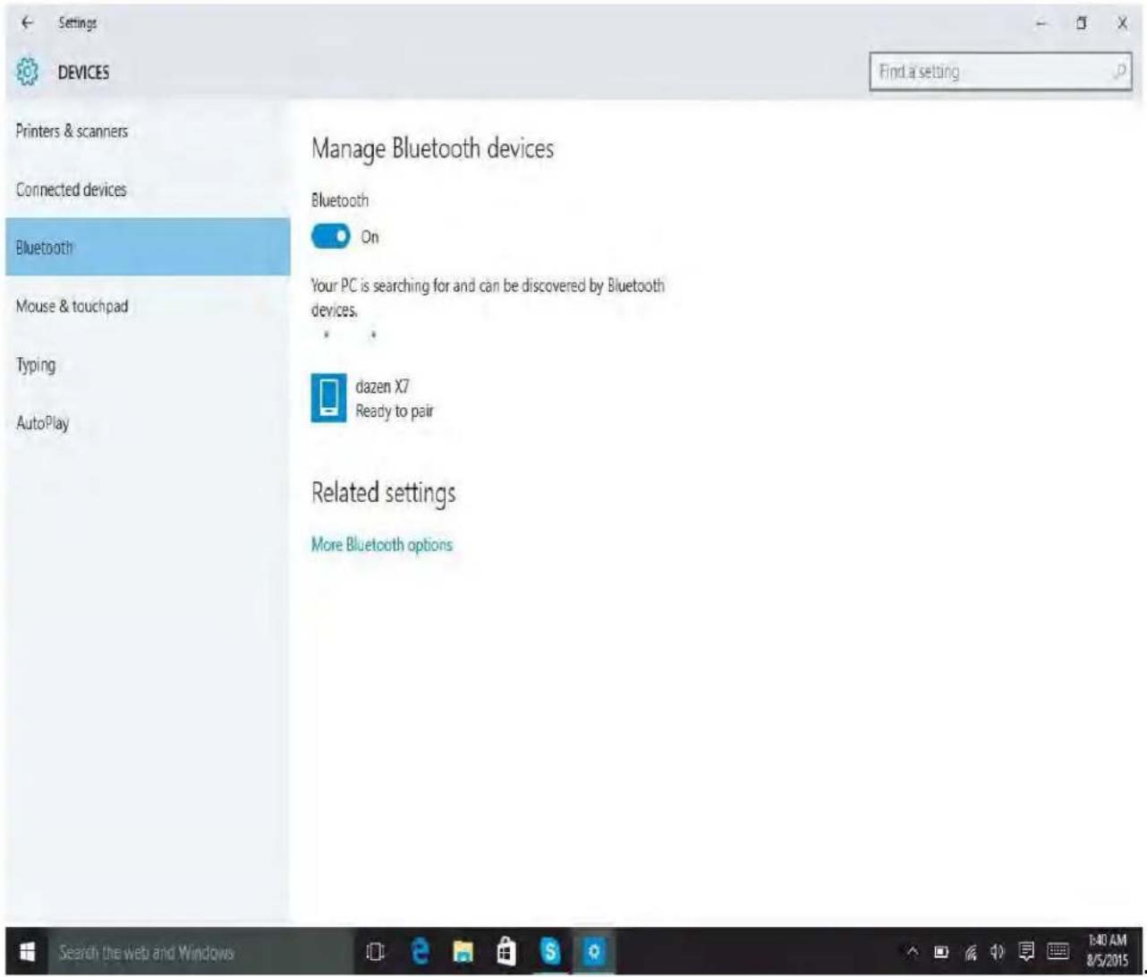 SCHNEIDER SCL101BTP - Using Bluetooth to Send and Receive files: - 1