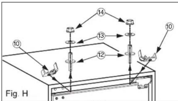 PRIVILEG PRC 551 A+ - Installation instructions for product with Hettich hinges - 2