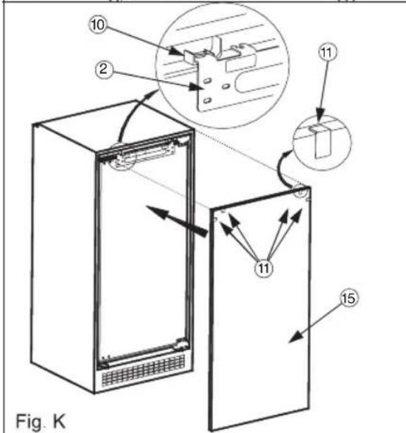 PRIVILEG PRC 551 A+ - Installation instructions for product with Hettich hinges - 4
