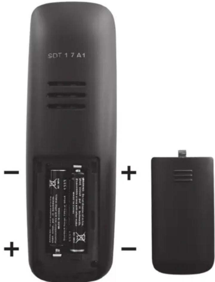 SILVERCREST SDT 1.7 A1 - Inserire le batterie nel telefono - 1