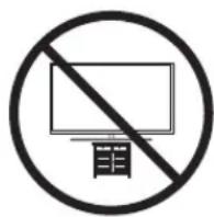 SAMSUNG UE55RU7105K - Precauciones de seguridad: Sujeción del television a la pared para estar que se caiga - 1