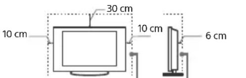 SONY Bravia KD49X7056 - Állványon történő használat esétén - 1