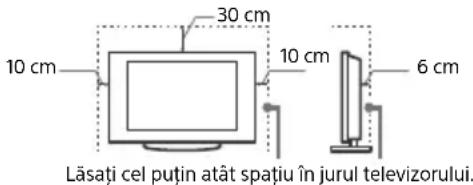 SONY Bravia KD49X7056 - Instalarea pe un suport - 1