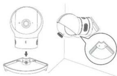 eufy SpaceView - POSITIONNEMENT DE LA CAMERA (SUR LE MONTAGE MURAL) - 3