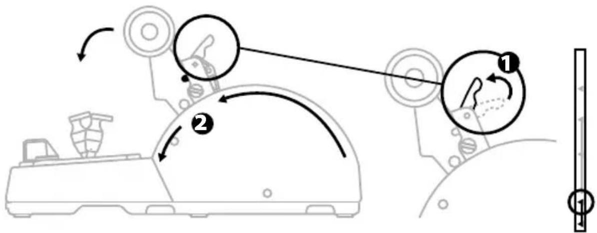 THRUSTMASTER TCA Quadrant Airbus Edition - Modus lijntoestel: - 1