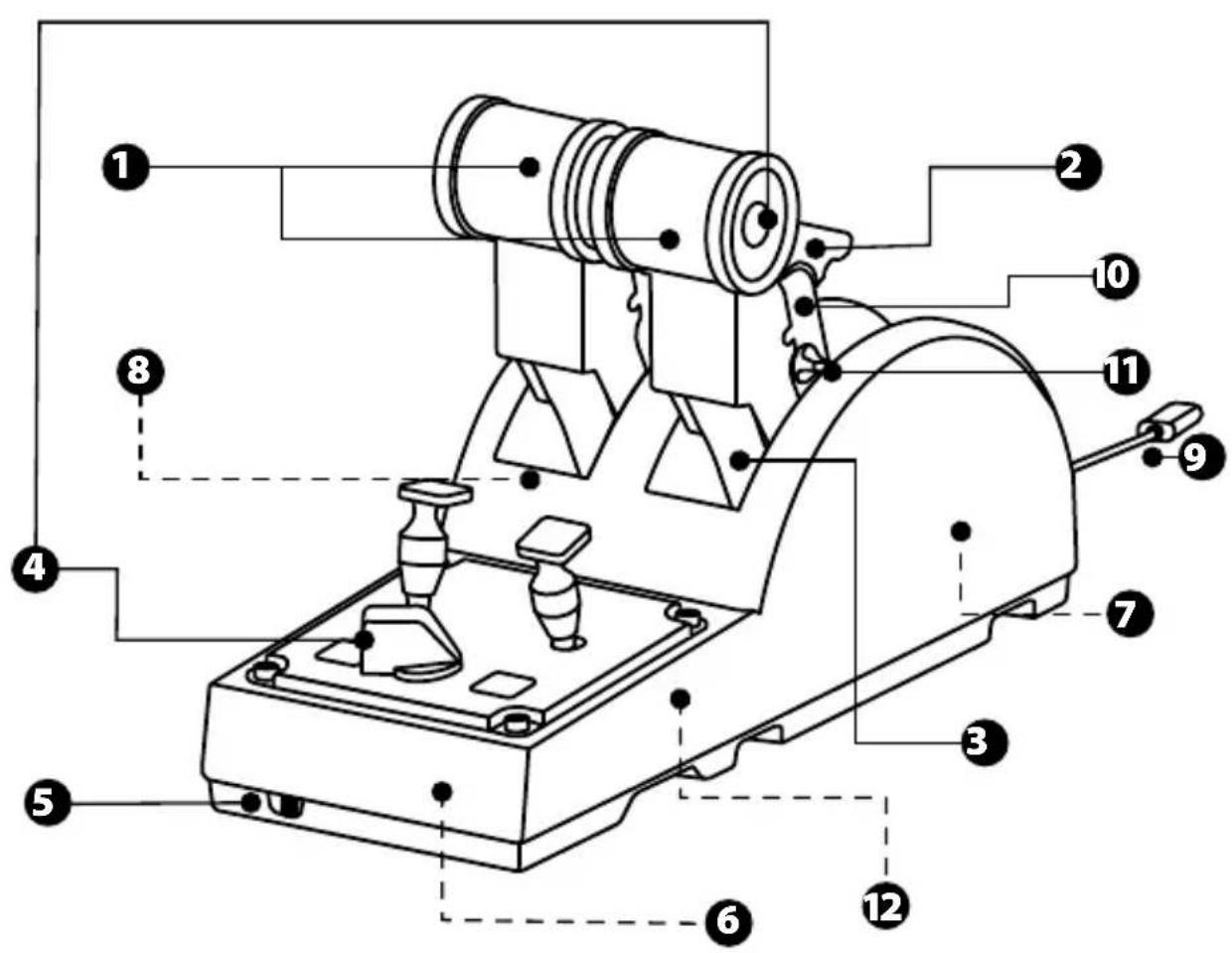 THRUSTMASTER TCA Quadrant Airbus Edition - 版权所有 - 2