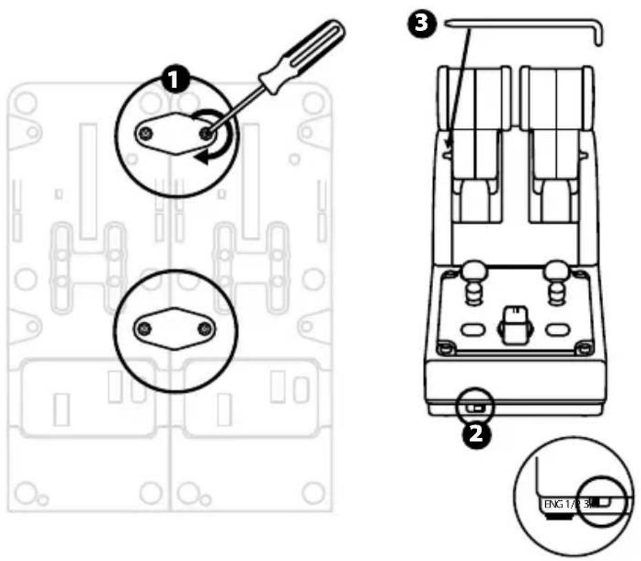 THRUSTMASTER TCA Quadrant Airbus Edition - CONNECTING TWO TCA QUADRANT AIRBUS EDITION THROTTLEQUADRANTS - 2
