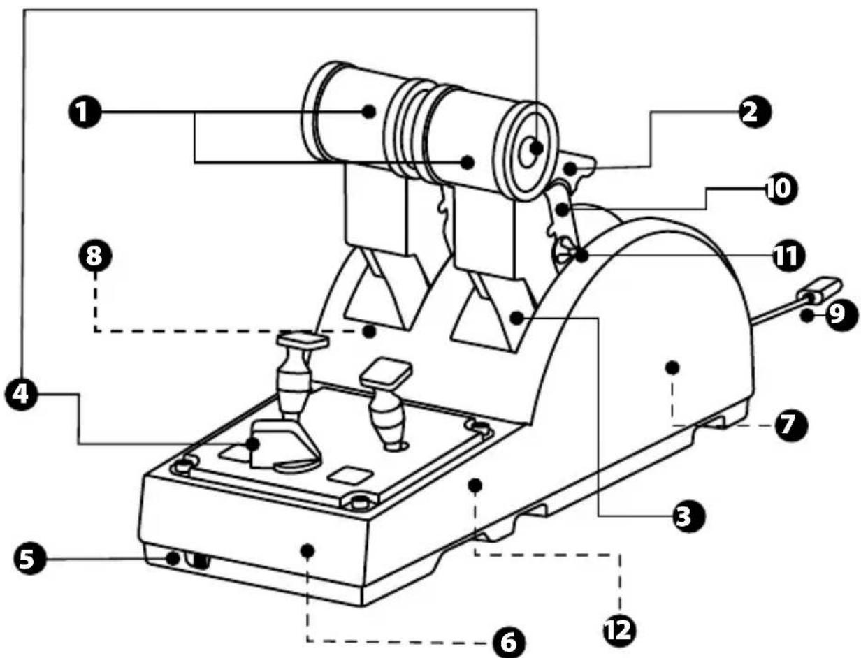 THRUSTMASTER TCA Quadrant Airbus Edition - MUSZAKI LEIRAS - 1