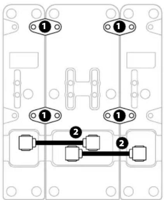 THRUSTMASTER TCA Quadrant Airbus Edition - 將 TCA QUADRANT AIRBUS EDITION 節流閥弧座連接到 TCA QUADRANT ADD-ON AIRBUS EDITION* - 2