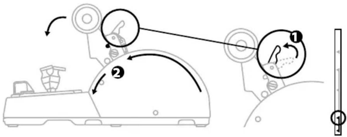 THRUSTMASTER TCA Quadrant Airbus Edition - Desactivation des inverseurs de poussee sur la manette des gaz TCA quadrant AIRBUS edition - 1